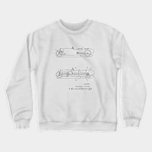 Motor Car Vintage Patent Drawing Crewneck Sweatshirt